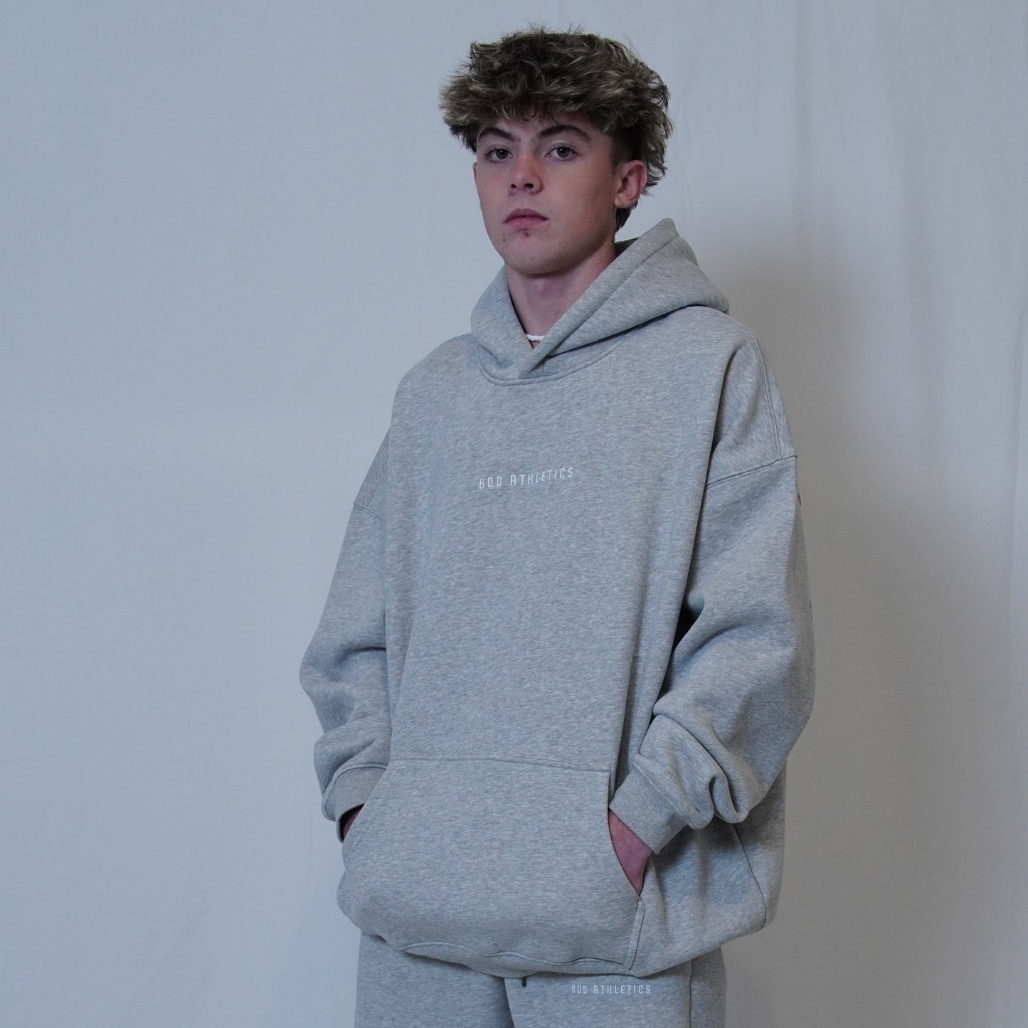 Stitch Hoodie- Grey