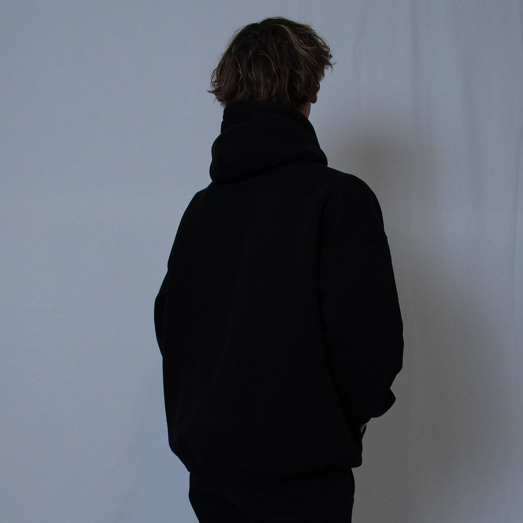 Stitch Hoodie-Black